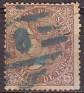 Spain 1868 Queen Isabel II 50 Mil Violet Edifil 98. España 1868 98 us. Uploaded by susofe